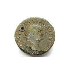 Roman Empire Dupondius 69 - 79 Vespasian