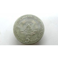 Germany DDR (VDR) 5 Mark 1981