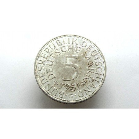 Germany BRD 5 Mark 1951 G