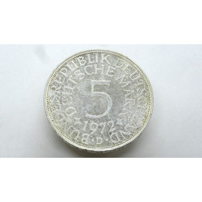 Germany BRD 5 Mark 1972 D