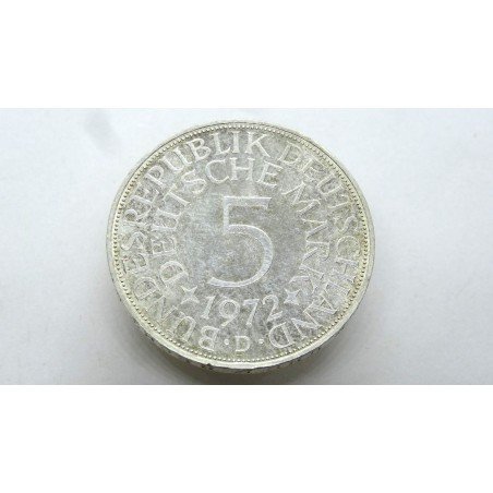 Germany BRD 5 Mark 1972 D