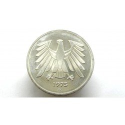 Germany BRD 5 Mark 1975 G