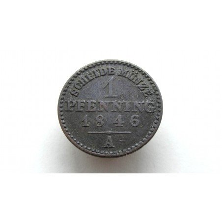 Germany Preussen 1 Pfennig 1846 A