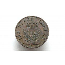 Germany Preussen 2 Pfennig 1851 A