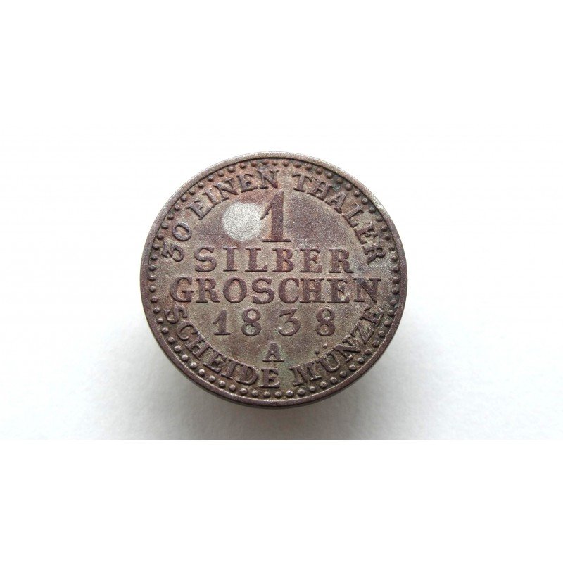 Germany Preussen 1 Silbergroschen 1838 A