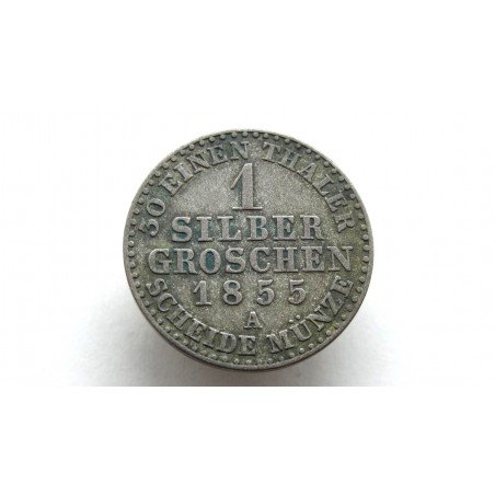 Germany Preussen 1 Silbergroschen 1855 A