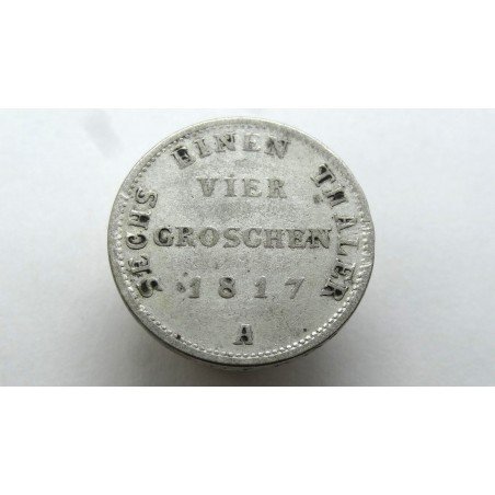 Germany Preussen 4 Groschen 1817 A