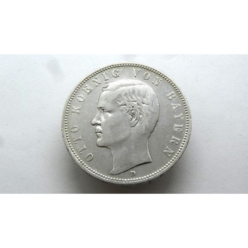 germany-bayern-bavaria-5-mark-1895