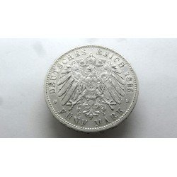 germany-bayern-bavaria-5-mark-1895