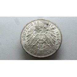 germany-preussen-5-mark-1914-wilhelm-ii