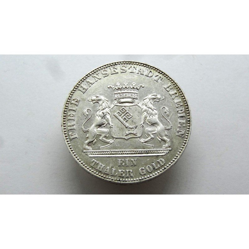 germany-bremen-1-taler-1863-rare