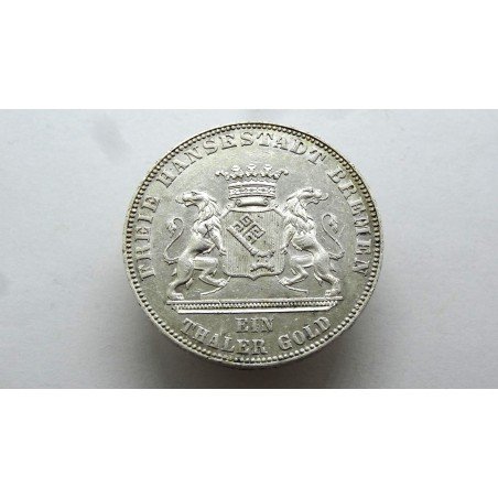 germany-bremen-1-taler-1863-rare