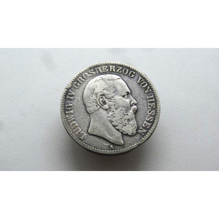 germany-hessen-2-mark-1891-rare