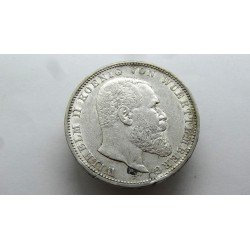 germany-wurttemberg-5-mark-1908