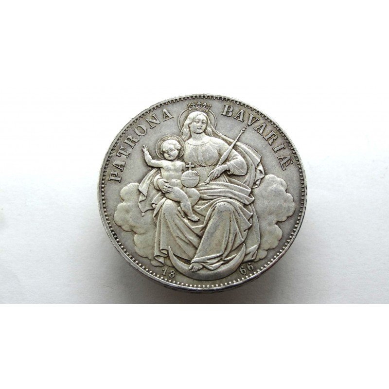 germany-bayern-bavaria-1-taler-1866-patrona