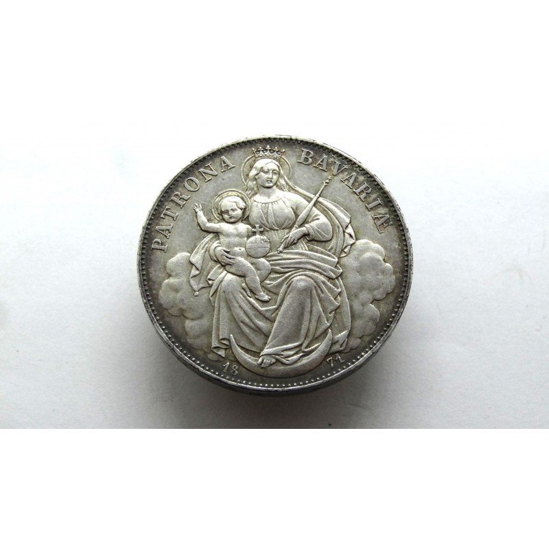 germany-bayern-bavaria-1-taler-1871-patrona