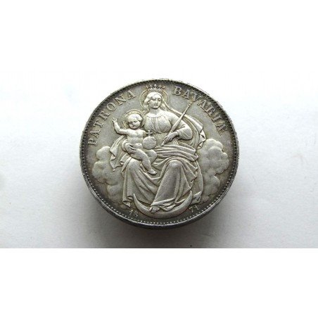 germany-bayern-bavaria-1-taler-1871-patrona