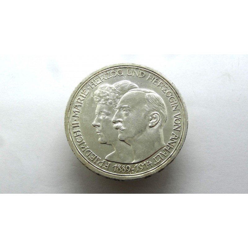 germany-anhalt-3-mark-1914-sidabrines-vestuves