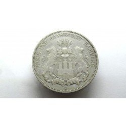 germany-hamburg-5-mark-1876