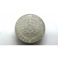 germany-hamburg-5-mark-1876