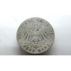 germany-hamburg-5-mark-1904