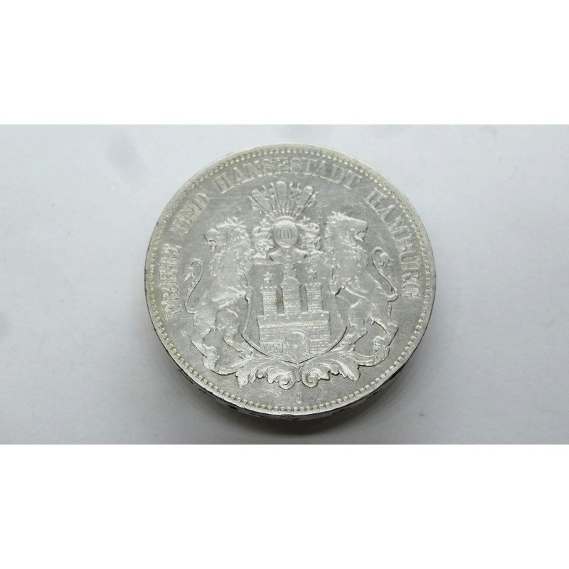germany-hamburg-5-mark-1907