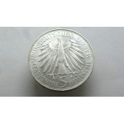 germany-brd-vfr-5-mark-1966-d-leibniz