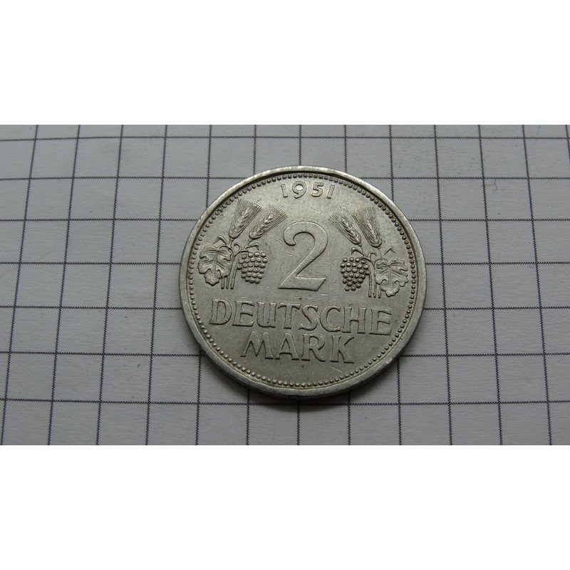 germany-brd-2-mark-1951-j-coins24-lt germany-brd-2-mark-1951-j-coins24-lt