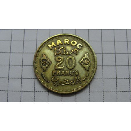 morocco-20-francs-1371-1952-french-protectorate