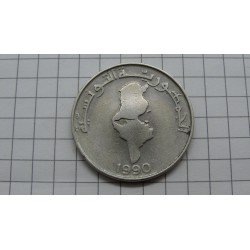 tunisia-1-dinar-1990