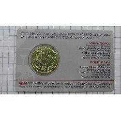 vatican-50-euro-cent-2016-coincard-nr-7