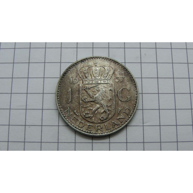 netherlands-1-gulden-1957 netherlands-1-gulden-1957
