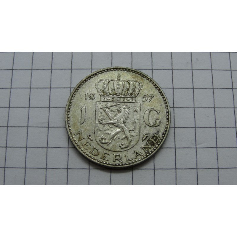 netherlands-1-gulden-1957 netherlands-1-gulden-1957