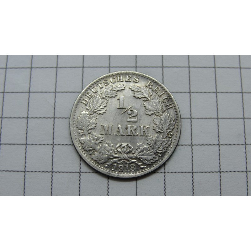 germany-1-2-mark-1918-j germany-1-2-mark-1918-j