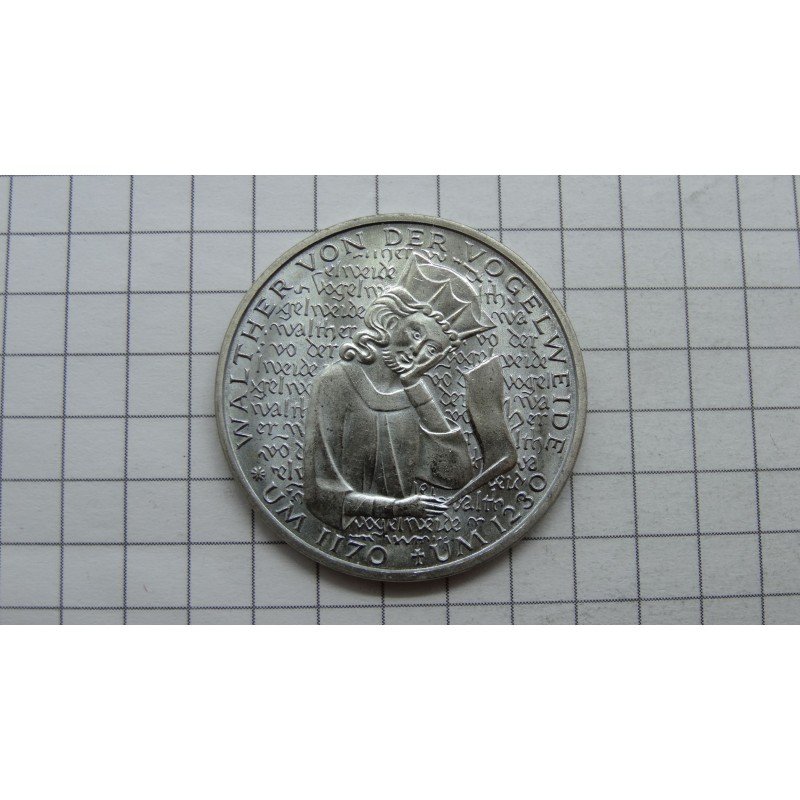 germany-brd-vfr-5-mark-1980-d-vogelweide