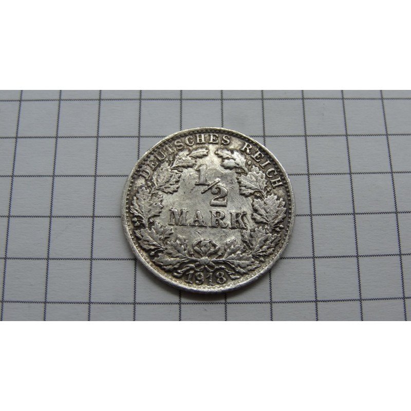 germany-1-2-mark-1918-f germany-1-2-mark-1918-f