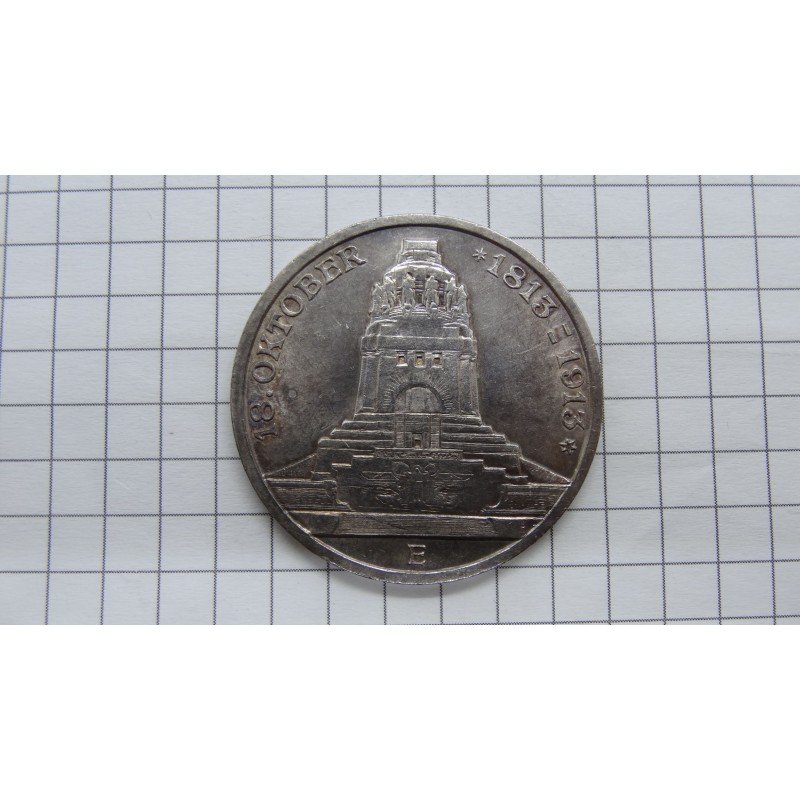 germany-sachsen-3-mark-1913-voelkerschlachtdenkmal germany-sachsen-3-mark-1913-voelkerschlachtdenkmal