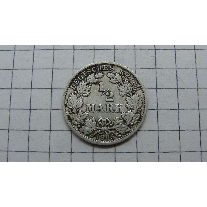 germany-1-2-mark-1905-f germany-1-2-mark-1905-f