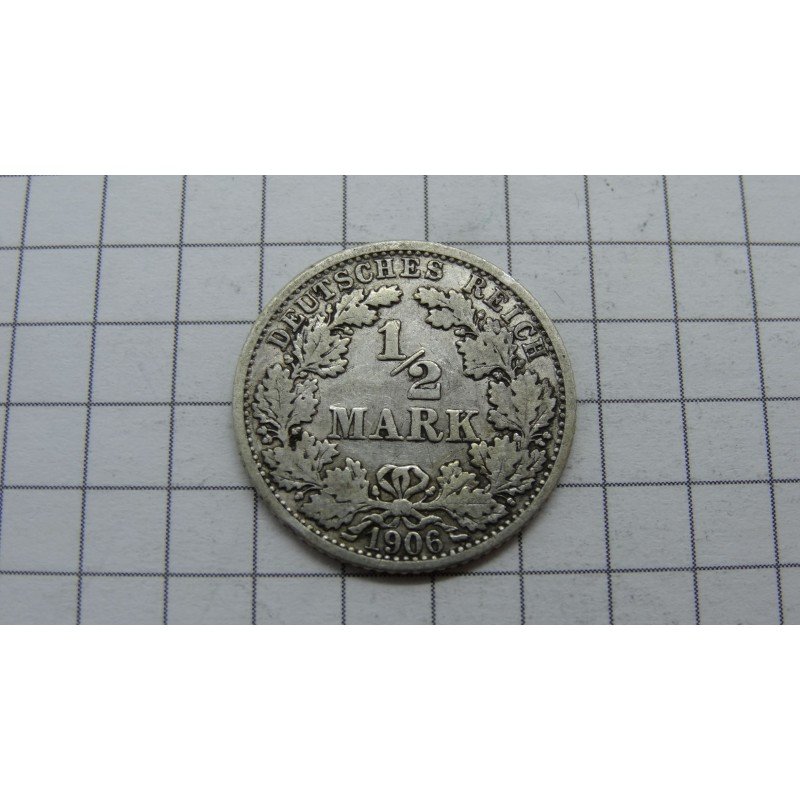 germany-1-2-mark-1906-f germany-1-2-mark-1906-f