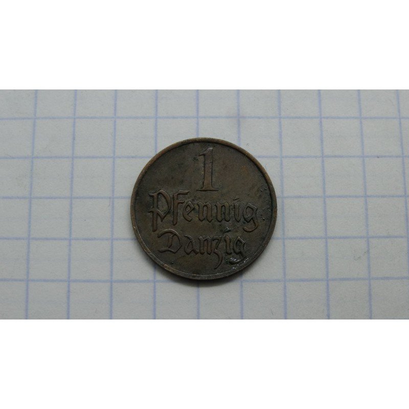 Danzig 1 pfennig 1930 | Coins24.lt