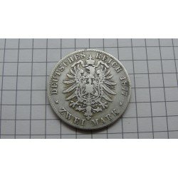 germany-wurttemberg-2-mark-1877