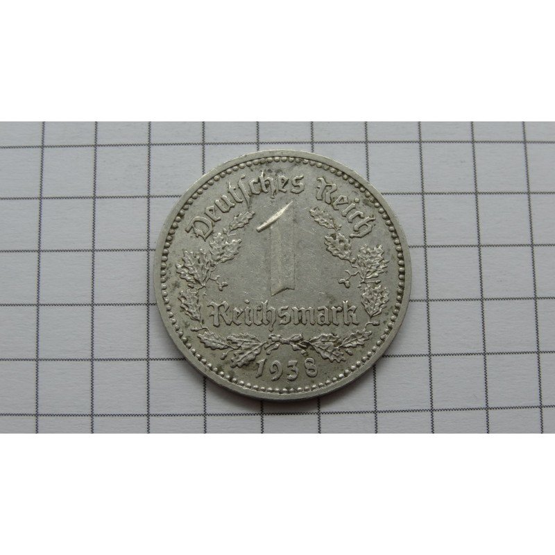 germany-1-reichsmark-1938-f germany-1-reichsmark-1938-f