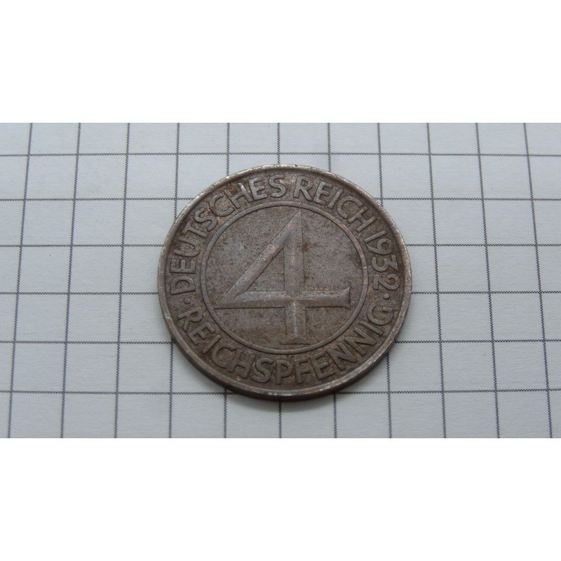 germany-weimar-4-reichspfennig-1932-a germany-weimar-4-reichspfennig-1932-a