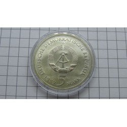 germany-ddr-vdr-5-mark-1989