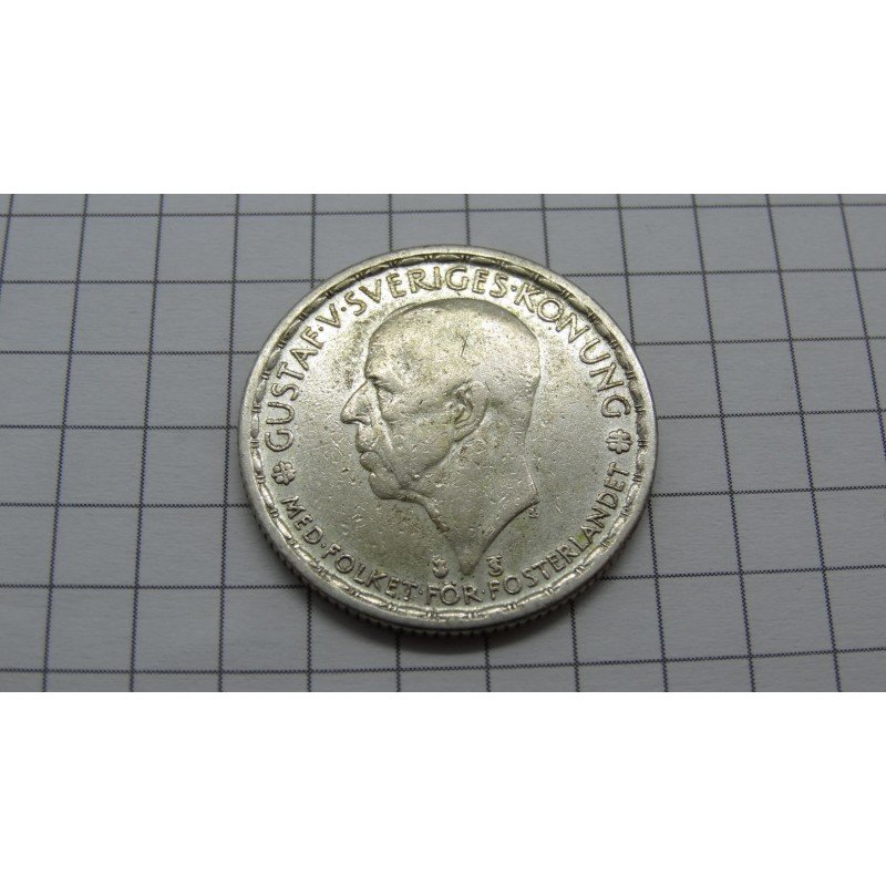 sweden-1-krona-1948-gustaf-v