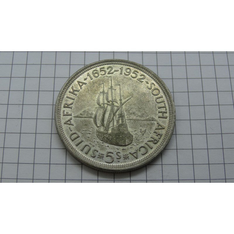 south-africa-5-shillings-1952