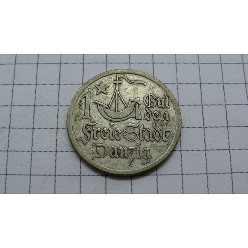 germany-danzig-gdanskas-1-gulden-1923 germany-danzig-gdanskas-1-gulden-1923