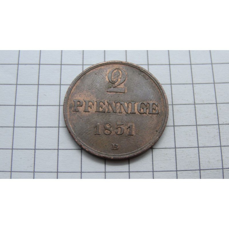 germany-braunschweig-2-pfennig-1851 germany-braunschweig-2-pfennig-1851
