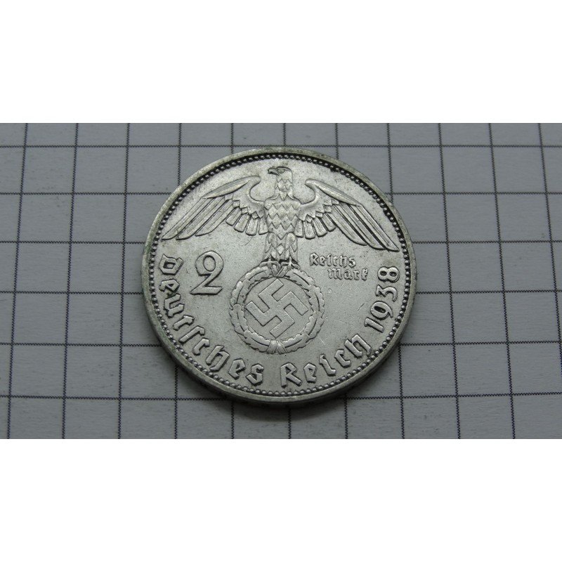 germany-third-reich-2-reichsmark-1938-a-su-svastika germany-third-reich-2-reichsmark-1938-a-su-svastika