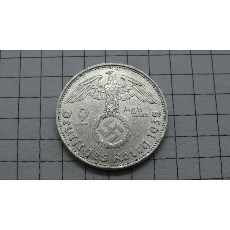 germany-third-reich-2-reichsmark-1938-b-su-svastika germany-third-reich-2-reichsmark-1938-b-su-svastika